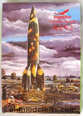 Condor 1/72 German Missile A4  V2 - (V-2), 001 plastic model kit